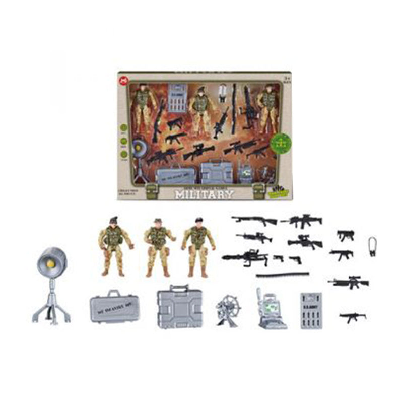 Military ASG Figures and Weapons Set