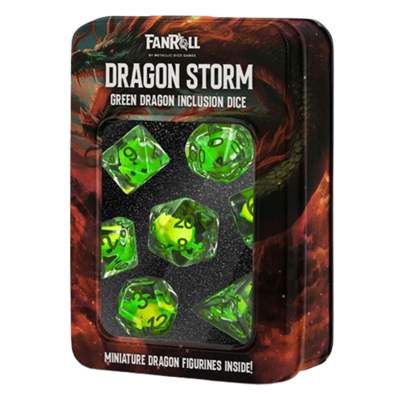 MDG Dragon Storm Inclusion Silicone Dice Set 16mm