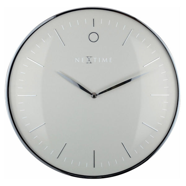 NeXtime Glamour Wall Clock 40cm (Silver)