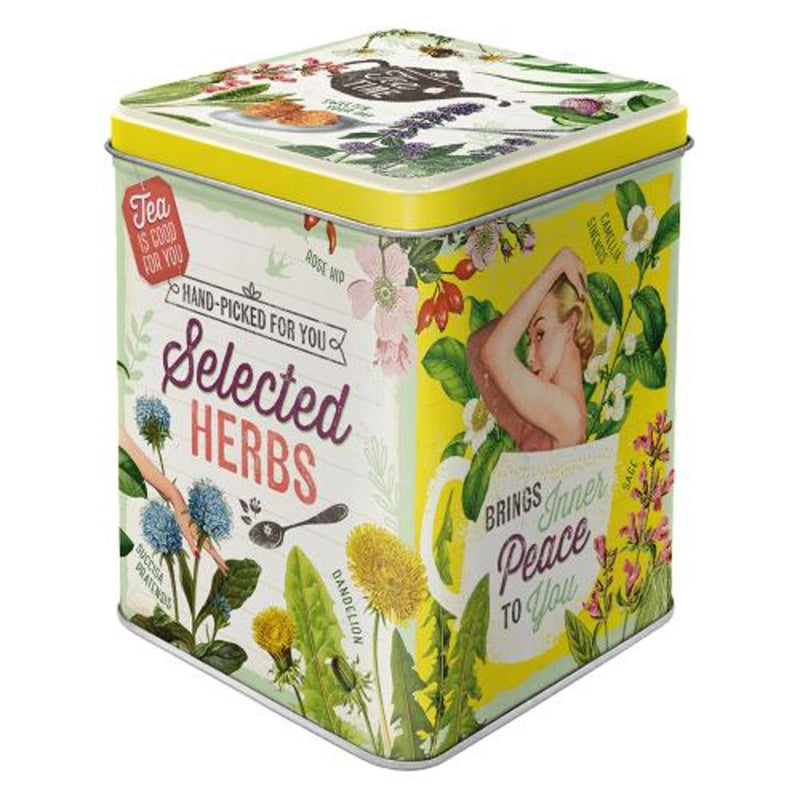 Nostalgic-Art Tea Storage Tin (8x8x10cm)