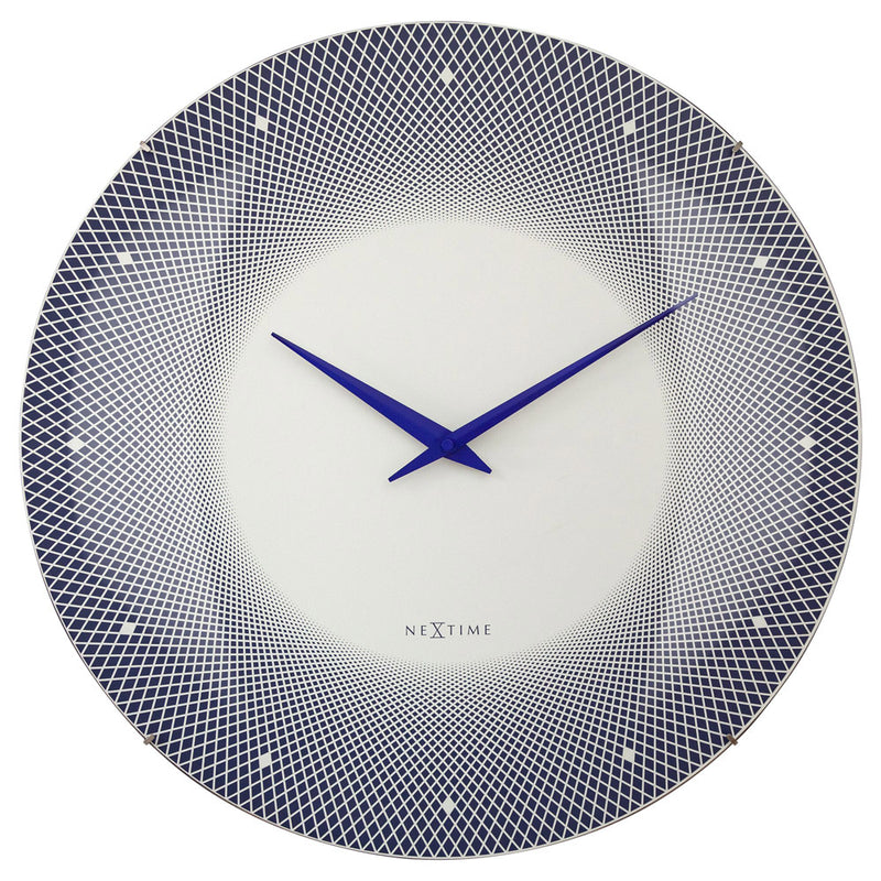 NeXtime Deep Wall Clock 50cm (Blue)