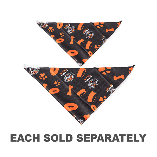 NRL Wests Tigers Pet Bandana