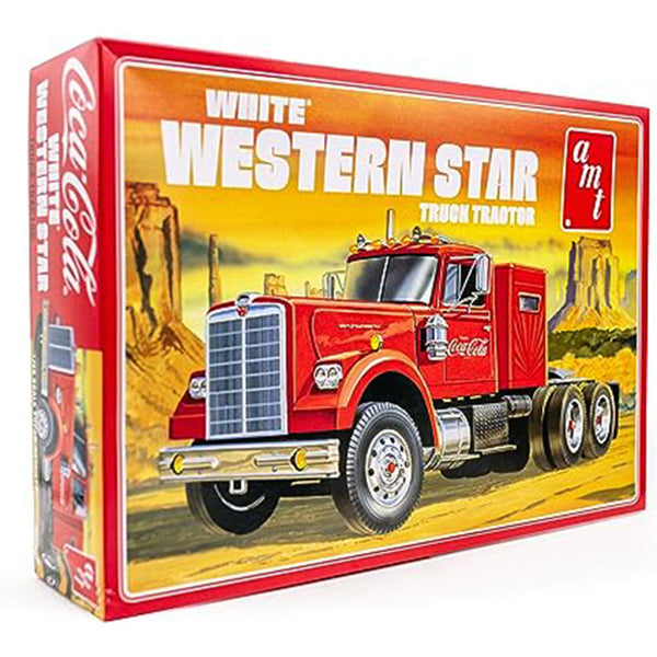 Western Star Coca Cola Truck Plastic Kit 1:25 Scale (White)