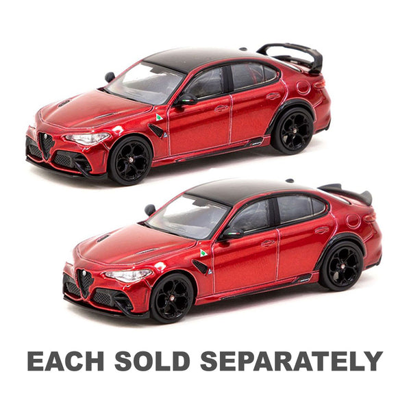 Alfa Romeo Giulia 1/64 Scale Model (Metallic Red)