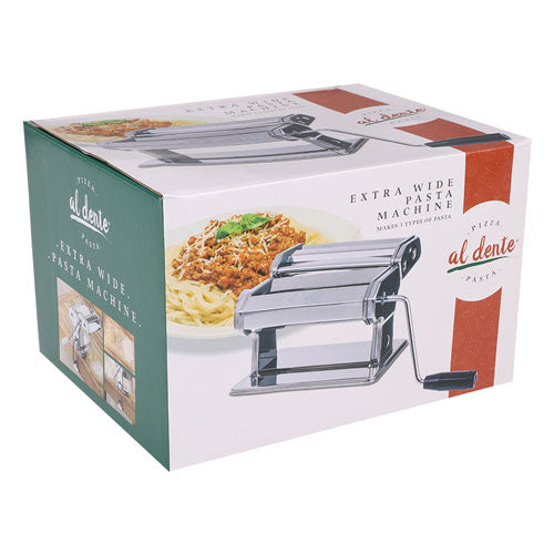 Al Dente Extra Wide Pasta Machine 180mm (Chrome)