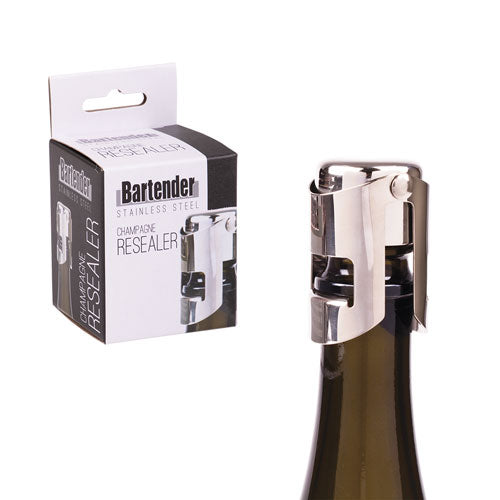 Bartender Stainless Steel Champagne Resealer