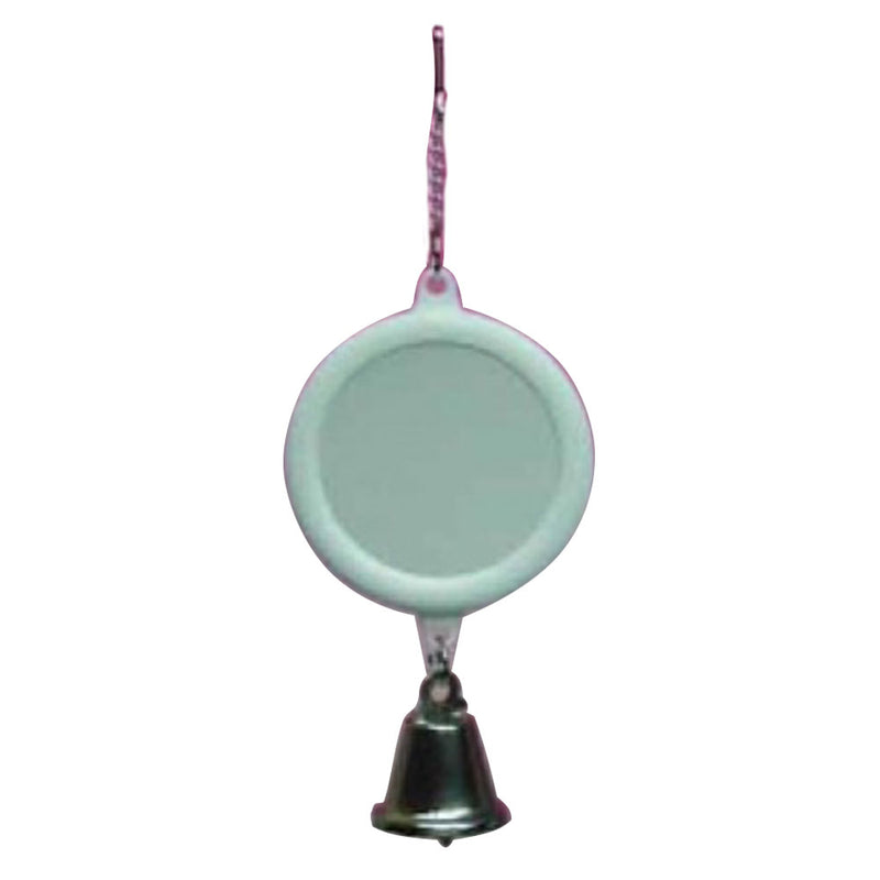 Elite Pet Round Mirror with Bell Bird Toy