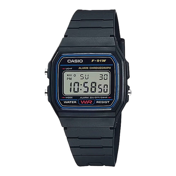 Casio F91W-1 Square Resin Watch