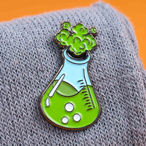 Beaker Enamel Pin