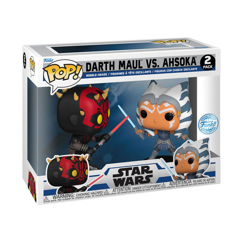 Star Wars: Clone Wars Maul Vs Ahsoka US Exc. Pop! 2 Pack