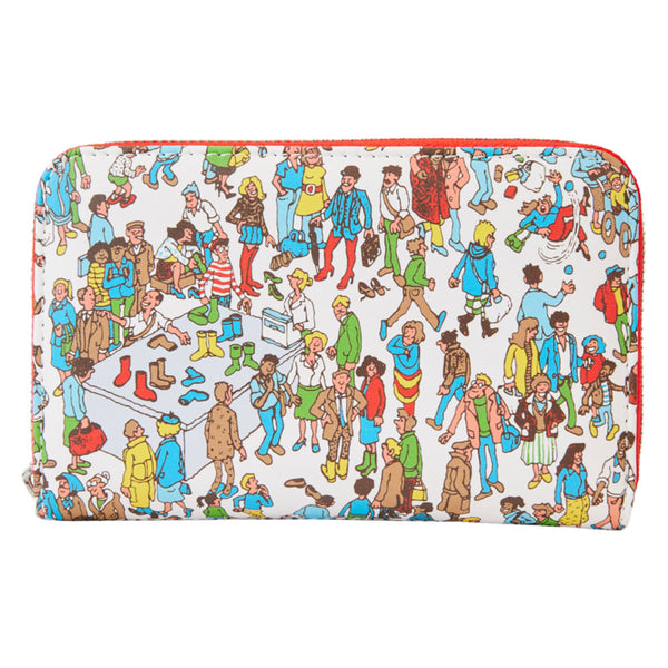 Where's Wally Art Print Zip Around Wallet