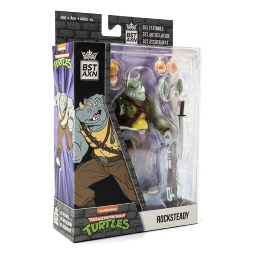 TMNT Rocksteady 5" BST AXN Figure