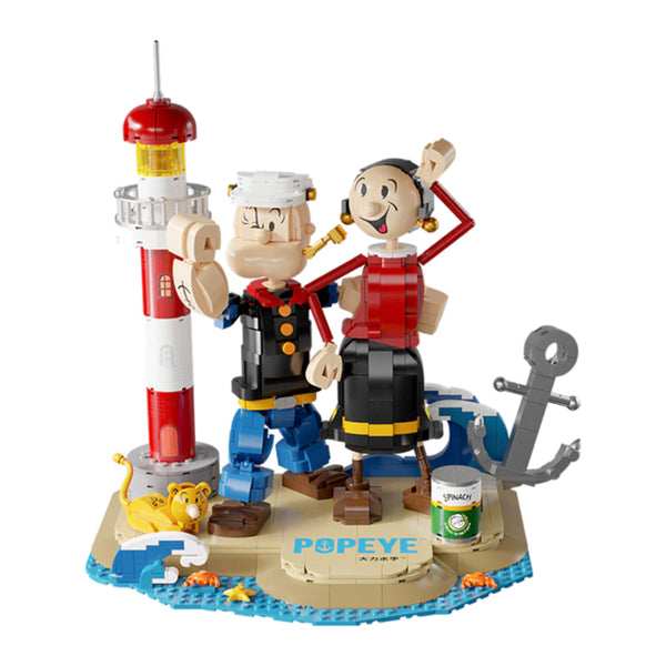 Popeye w/Olive Buildable Figure Set (1209pcs)