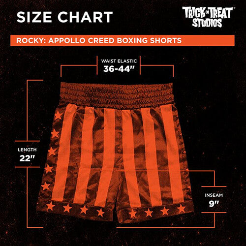 Rocky Apollo Creed Boxing Trunks