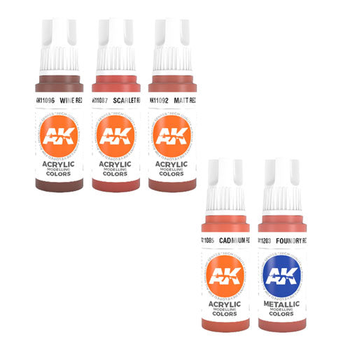 AK Interactive 3Gen Red Acrylic Paint 17mL