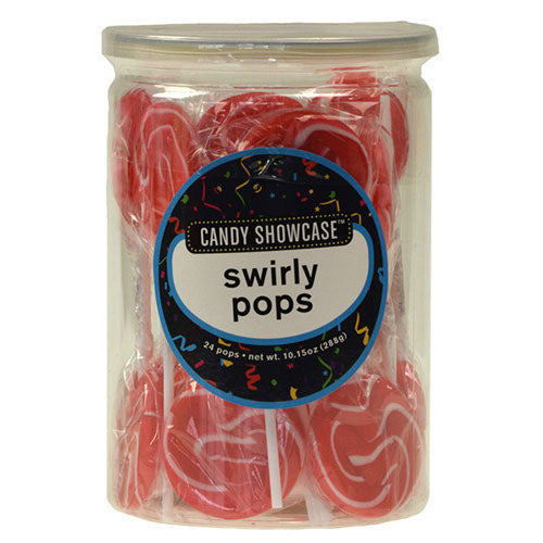 Candy Showcase Swirly Pops (24x12g)