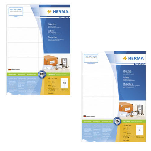 Herma Premium Labels A4 105mm 200pc