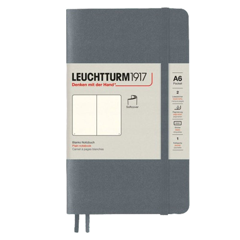 Leuchtturm Softcover Plain Notebook A6