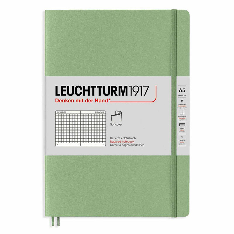 Leuchtturm Softcover Squared Notebook A5