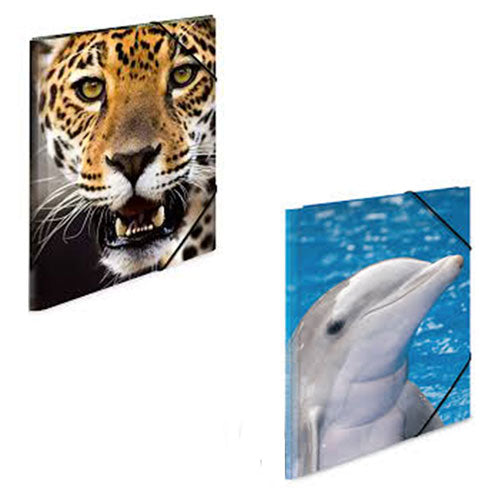 Herma Elasticated PP Folder A3 Animals