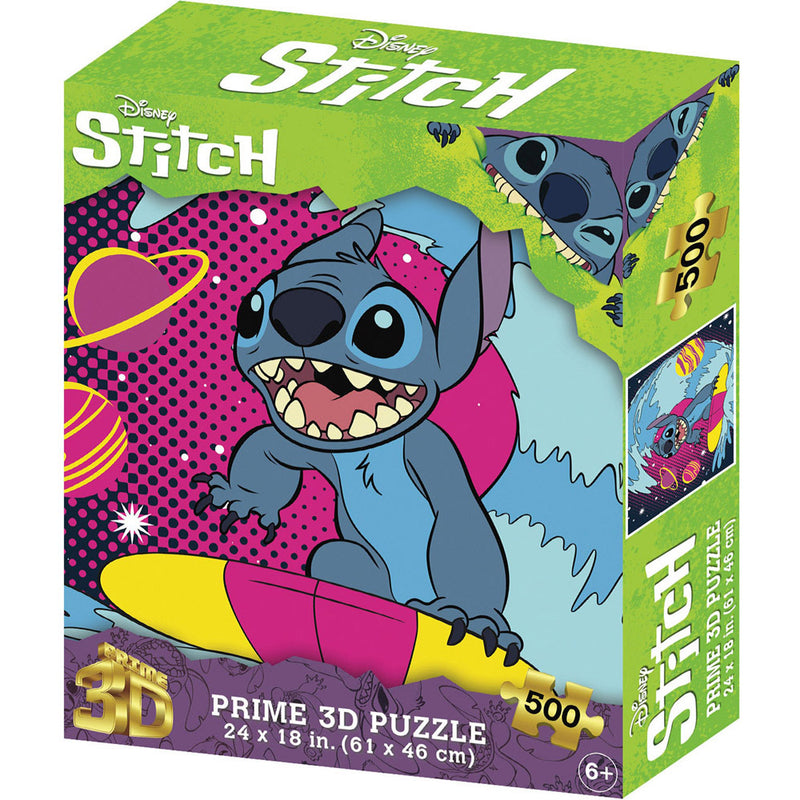 Prime 3D Disney Stitch 500-Piece 3D Puzzle