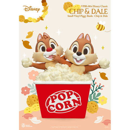 BK Small Disney Classic Chip & Dale Vinyl Piggy Bank