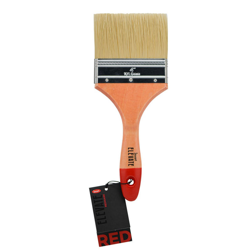 Jasart Elevate Redmark Hog/Nylon Flat Paint Brush