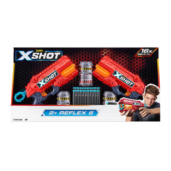 Zuru XSHOT Excel Reflex Twin Pack with 16 Darts