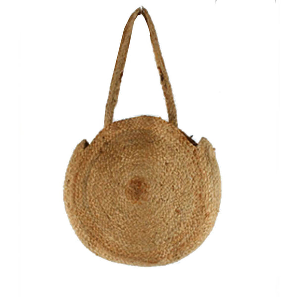 Infinity Jute Shoulder Bag with Tassel (45x45cm)