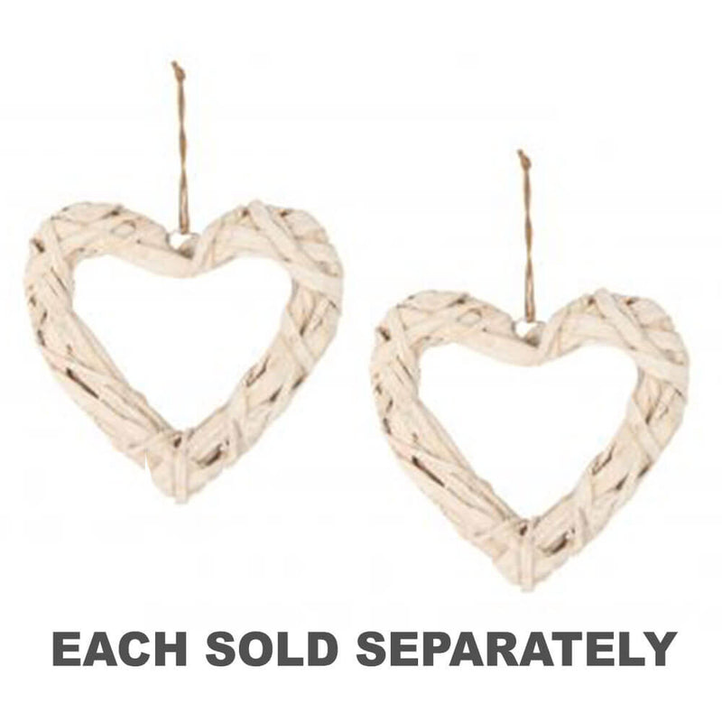 Duke Wrapped Rattan Heart Wall Decoration