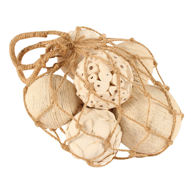 Jute Rope Mixed Balls 38cm