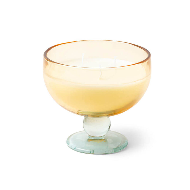 Tinted Glass Goblet Candle 6oz