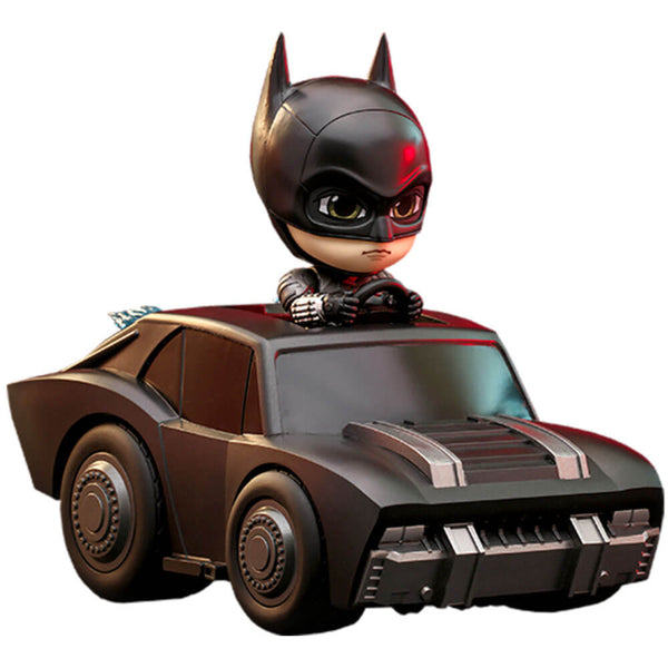 The Batman Batman and Batmobile Cosbaby Set