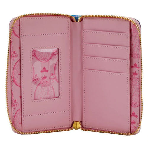 Sleeping Beauty Princess Scene Zip Purse