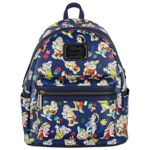 Snow White Seven Dwarfs Print US Exclusive Mini Backpack