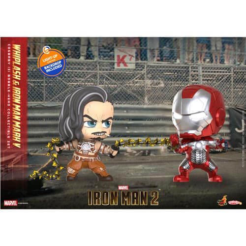 Iron Man 2 Whiplash and Iron Man Mark V Cosbaby Set