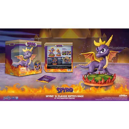 Spyro 2 Classic Ripto's Rage PVC Statue