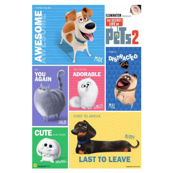 The Secret Life of Pets 2 Grid Poster