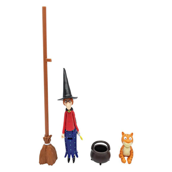 Julia Donaldson Room On The Broom Witch and Cat Figurine 2pk