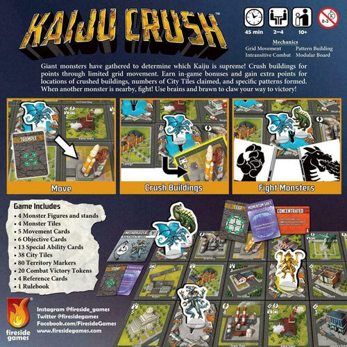 Kaiju Crush Board Game