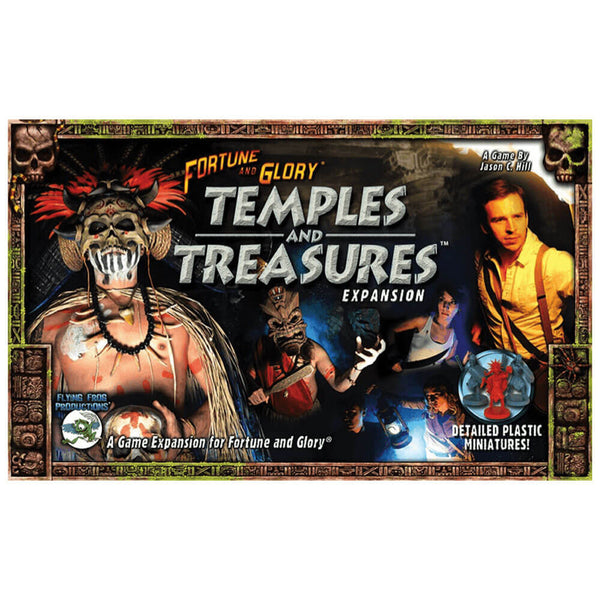 Fortune and Glory Temples and Treasures Board Game