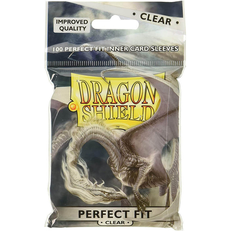 Dragon Shield Clear Card Sleeves Perfect Fit Pack of 100