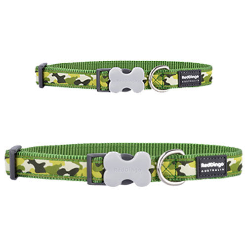 Camouflage Dog Collar (Green)