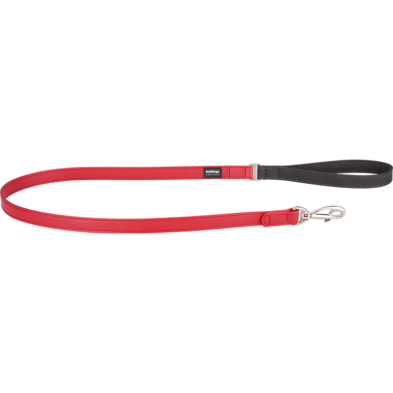 Elegant Vegan Leather Dog Lead (Red)