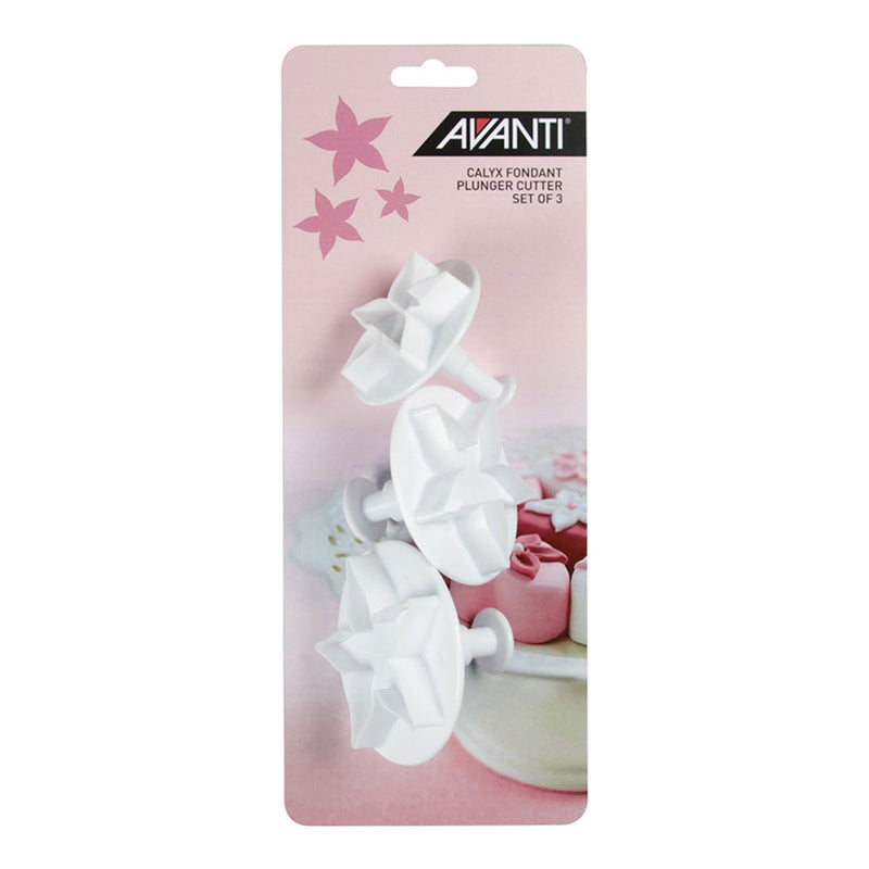 Avanti Fondant Plunger Cut Set (3pcs)