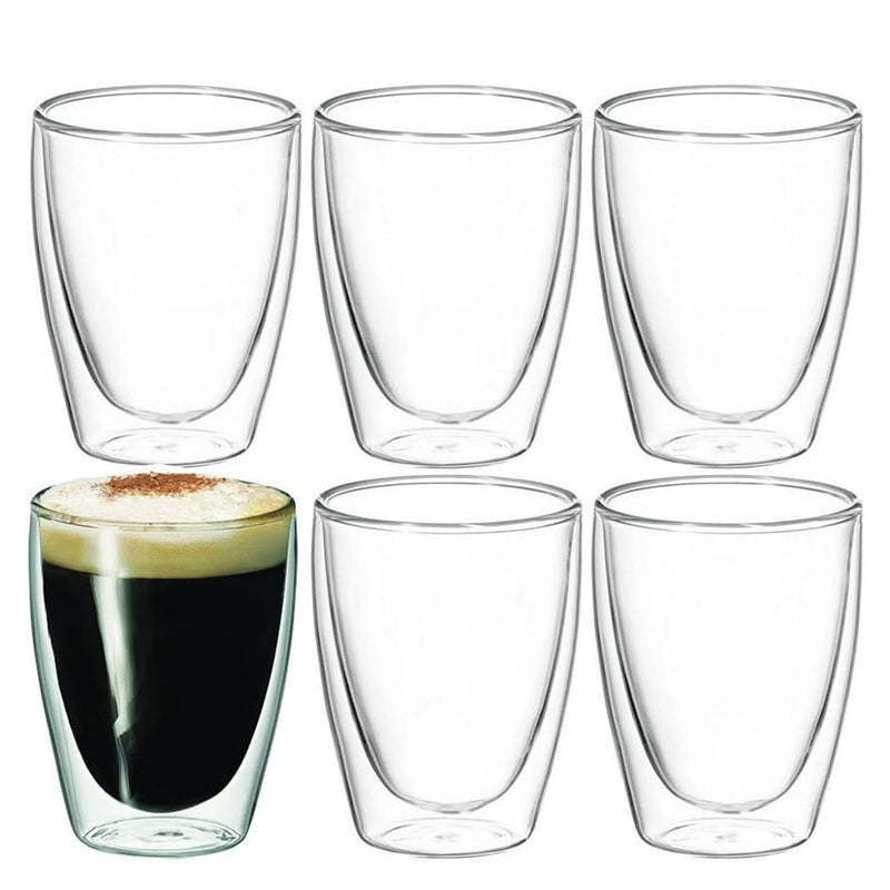 Avanti Caffe Twin Wall Glass 250mL (Set of 6)