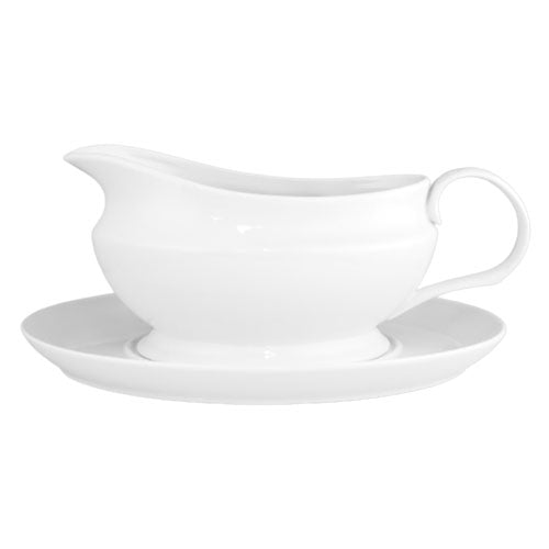 Wilkie New Bone Porcelain Gravy Boat