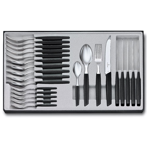 Victorinox Cutlery Modern Table Set (Black)