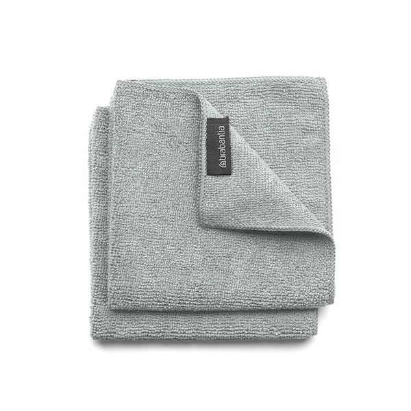 Brabantia Micro Fiber Dish Cloths 2pcs (Mid Grey)