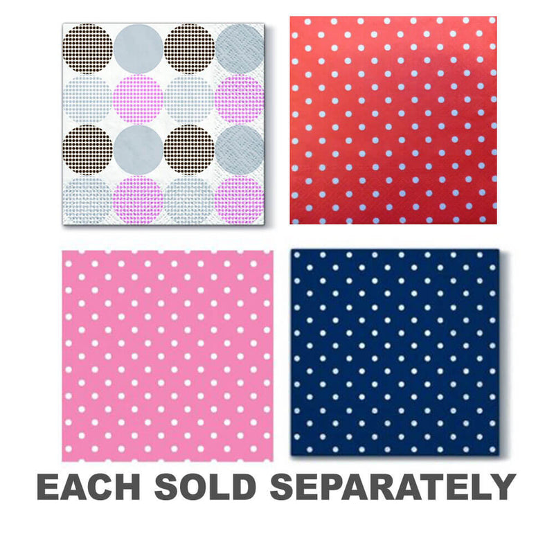 Paw Dots Lunch Napkin 33cm (20pk)